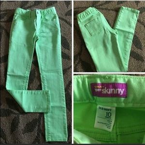 Green Skinny Jeans